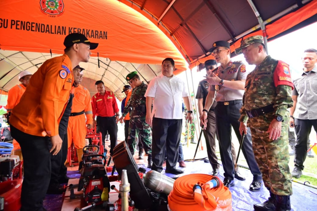 Satgas Jambi Tingkatkan Kesiapsiagaan Antisipasi Karhutla Musim Kemarau